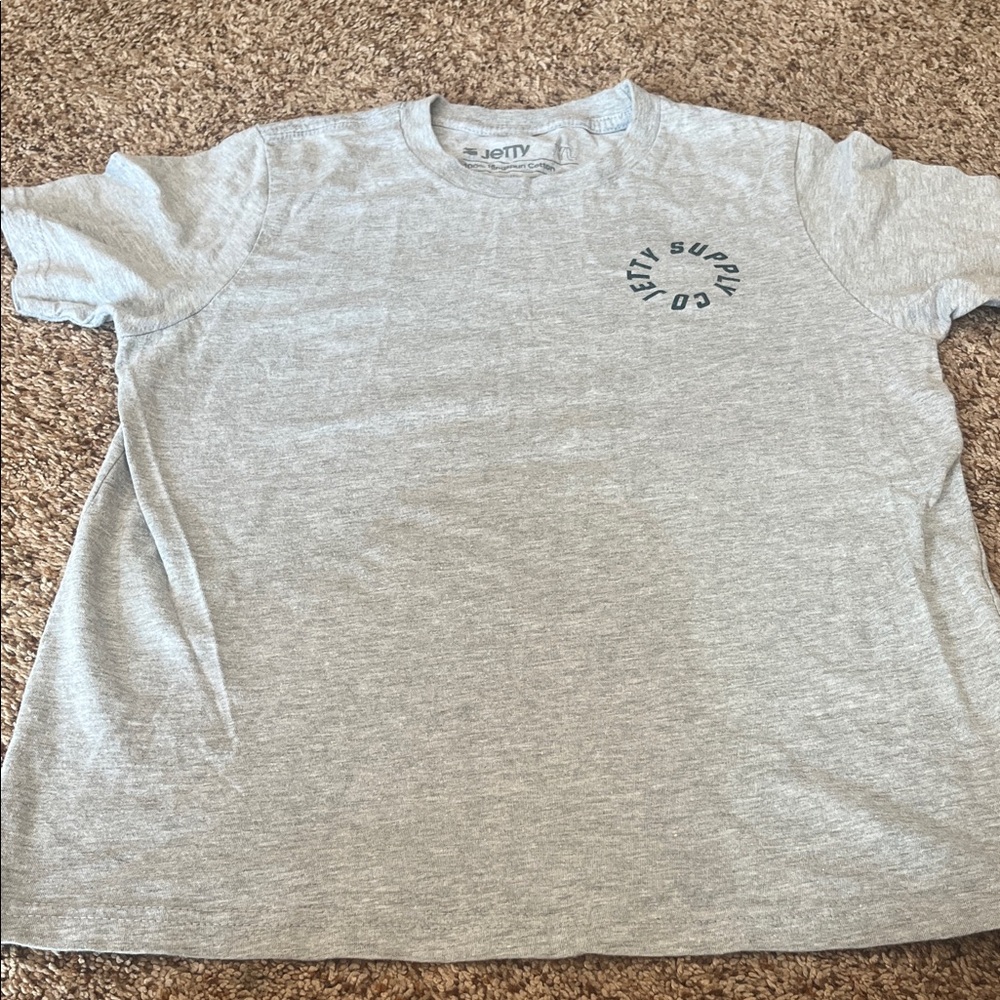Jetty Supply Co Gray Holy Mackerel boys T-Shirt